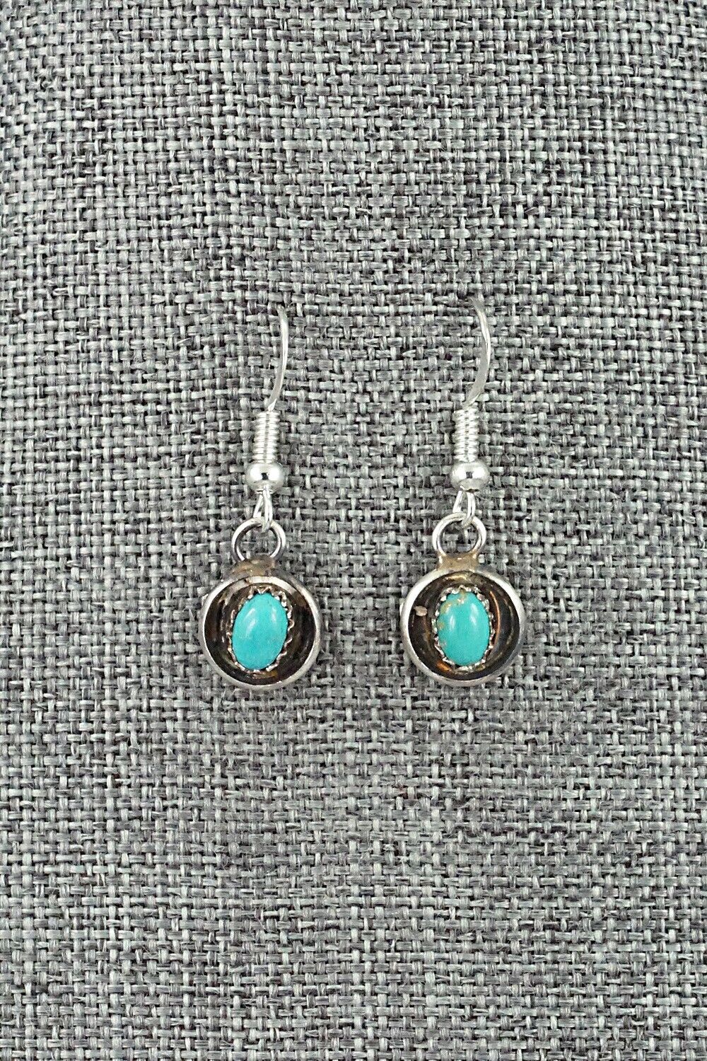 Turquoise & Sterling Silver Mini Squash Blossom Set - Phil Garcia