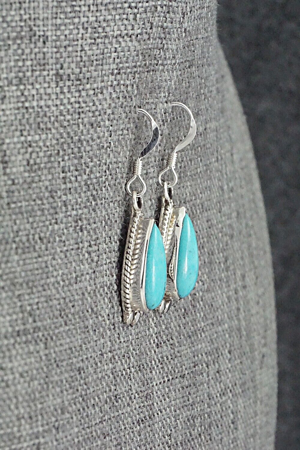 Turquoise and Sterling Silver Earrings - Sharon McCarthy