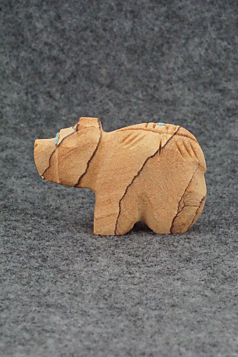 Bear Zuni Fetish Carving - Brandon Phillips