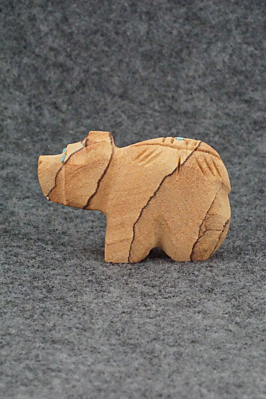 Bear Zuni Fetish Carving - Brandon Phillips