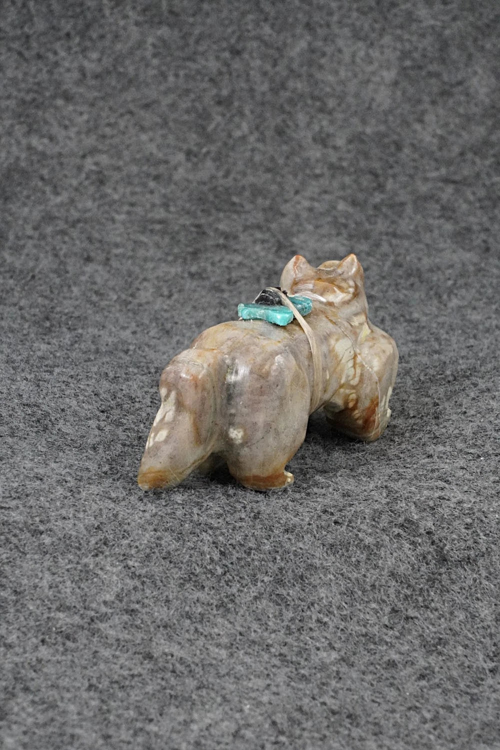 Wolf Zuni Fetish Carving - Freddie Leekya