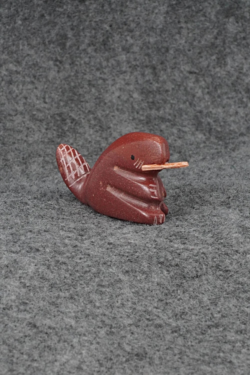 Beaver Zuni Fetish Carving - Justin Red Elk