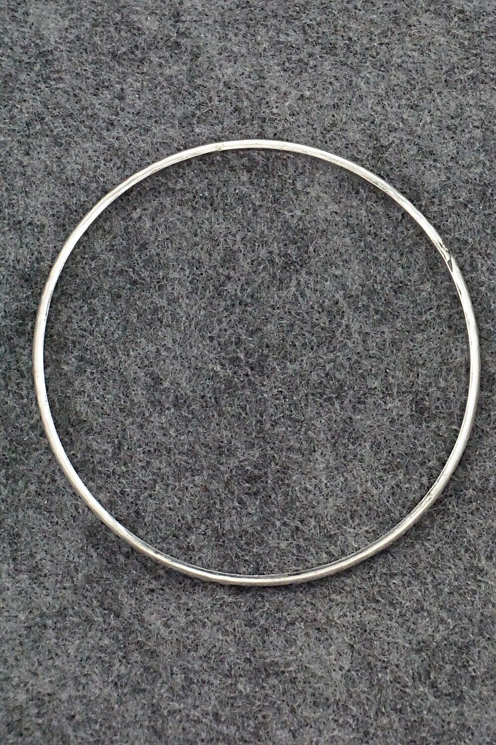 Sterling Silver Bangle Bracelet - Elaine Tahe