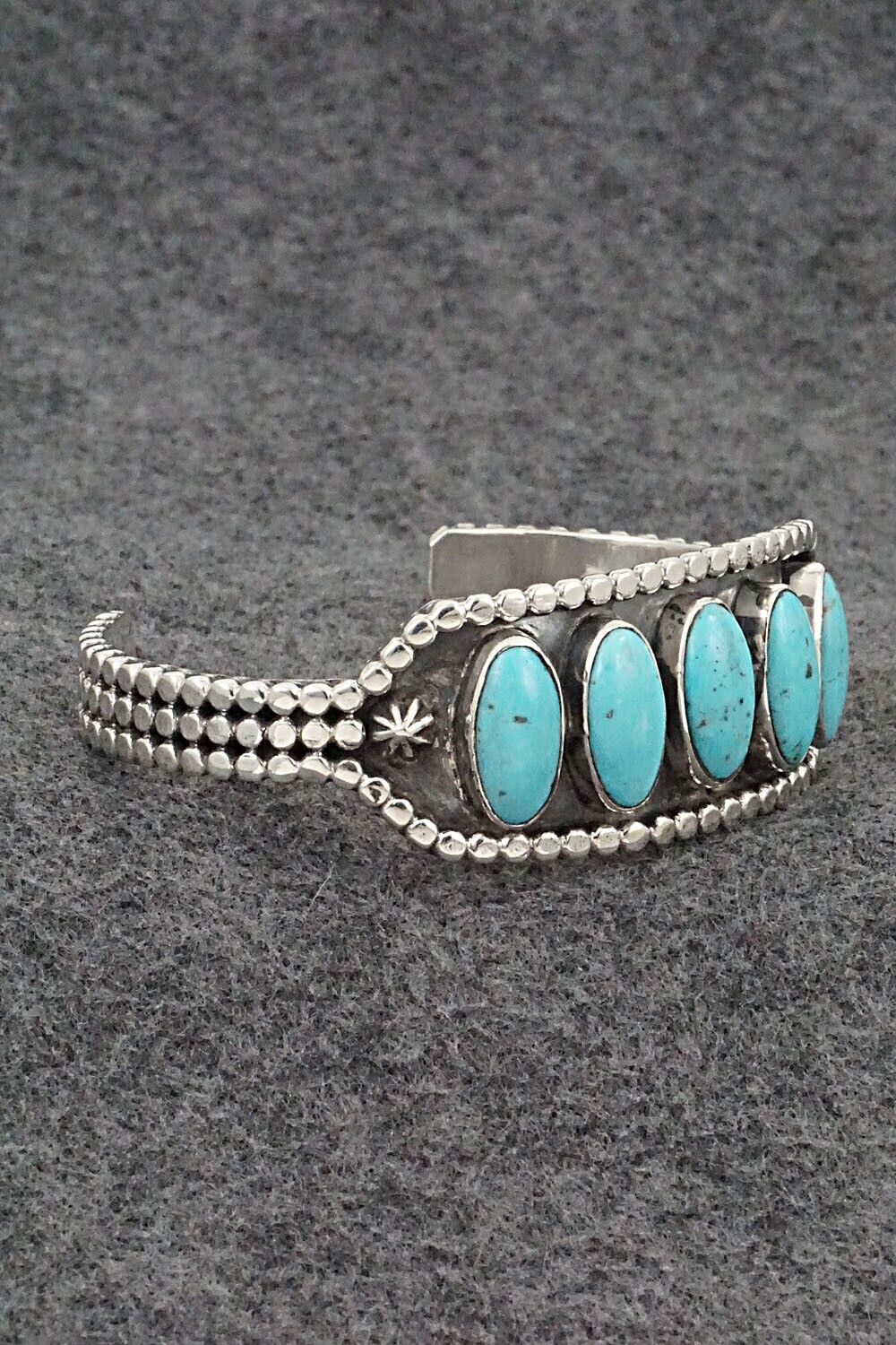 Turquoise & Sterling Silver Bracelet - Darrell Morgan