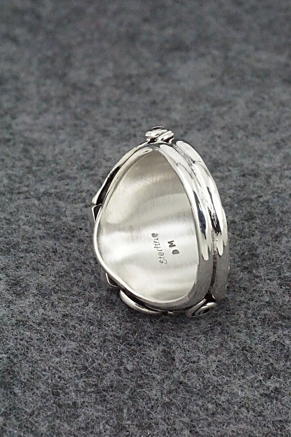 Onyx & Sterling Silver Ring - Darrell Morgan - Size 11.75