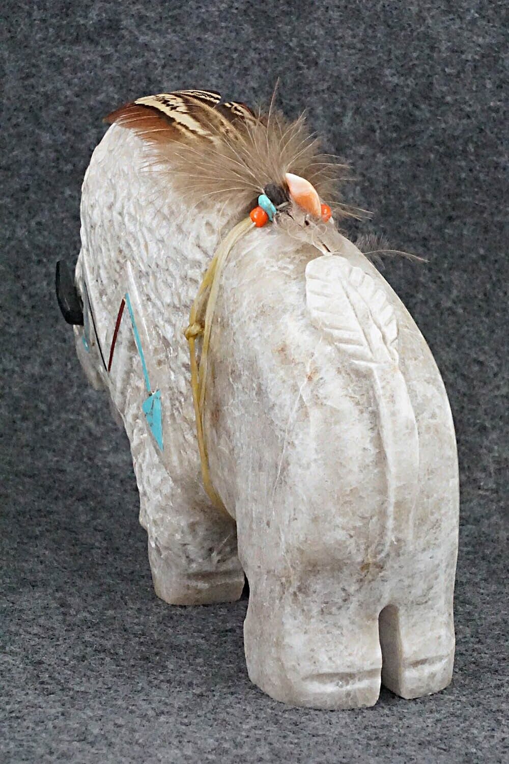 Buffalo Navajo Fetish Carving - Ben Livingston