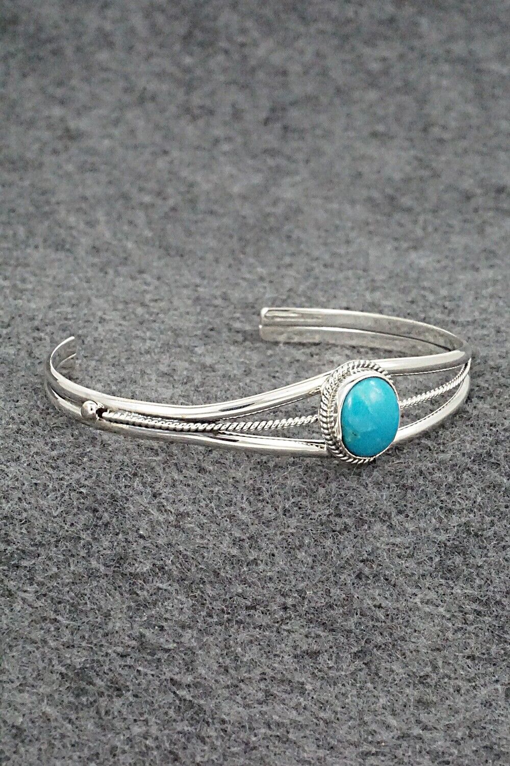 Turquoise & Sterling Silver Bracelet - Alice Rose Saunders