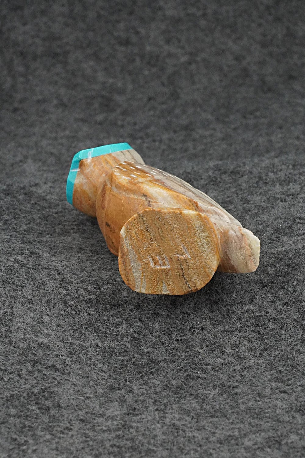 Owl Zuni Fetish Carving - Enrike Leekya