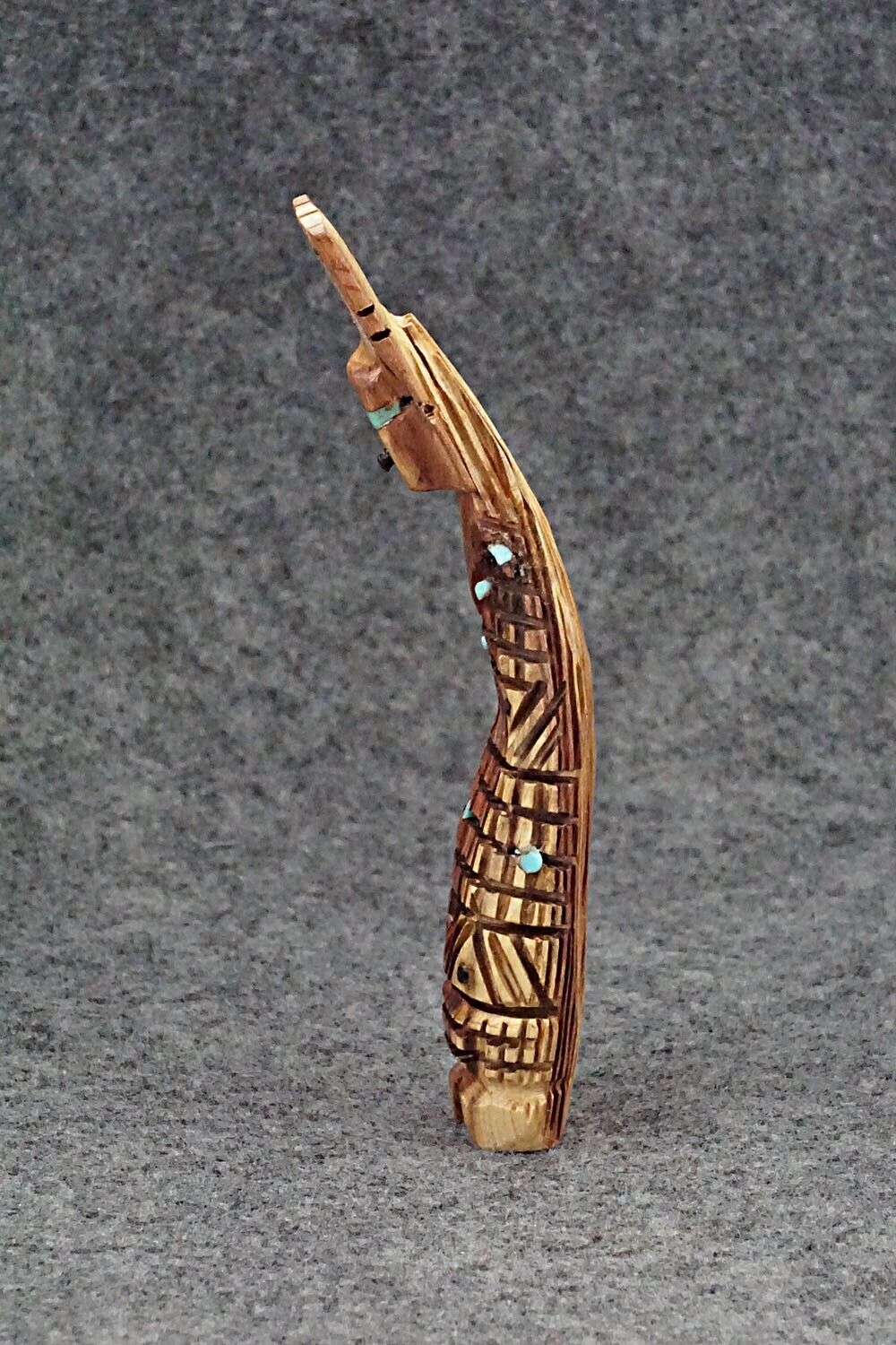 Corn Maiden Zuni Fetish Carving - Carl Etsate
