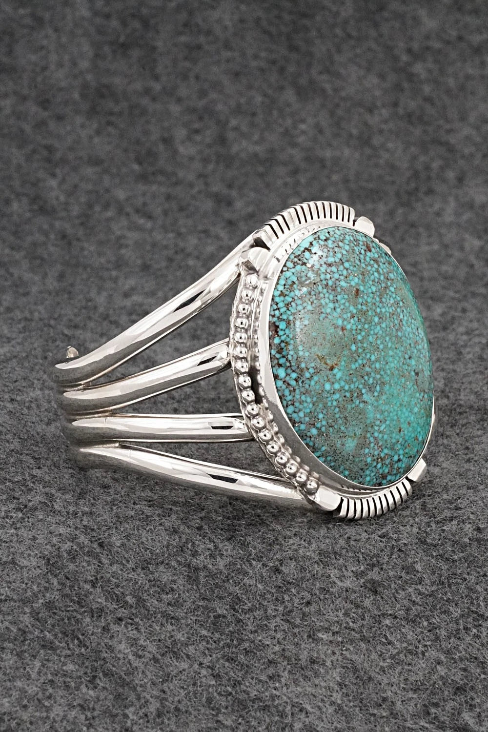 Turquoise & Sterling Silver Bracelet - Thomas Yazzie