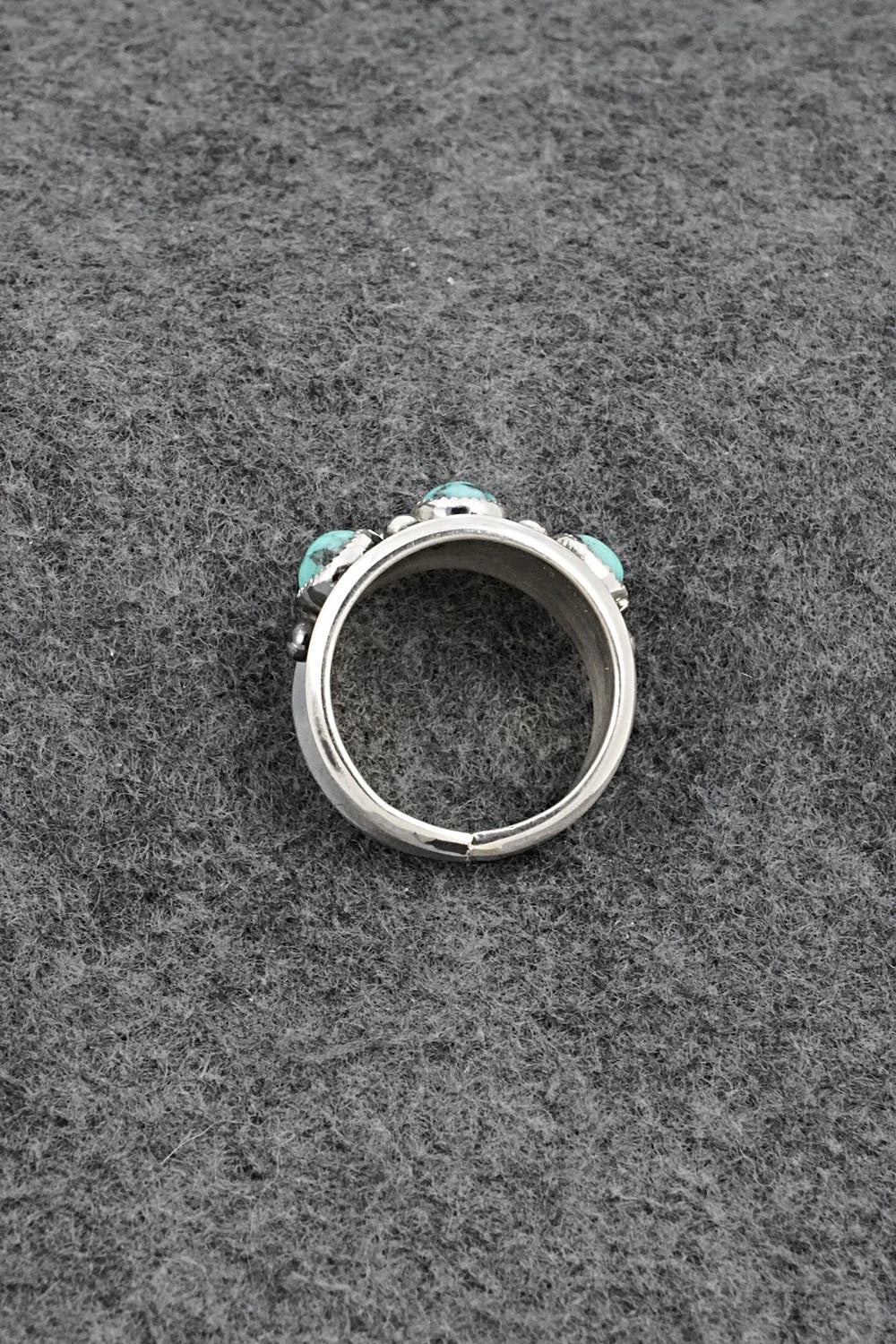 Turquoise & Sterling Silver Ring - Paul Largo - Size 10