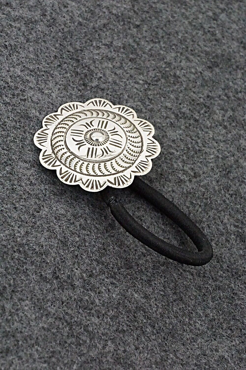 Sterling Silver Hair Tie - Bertha Begay