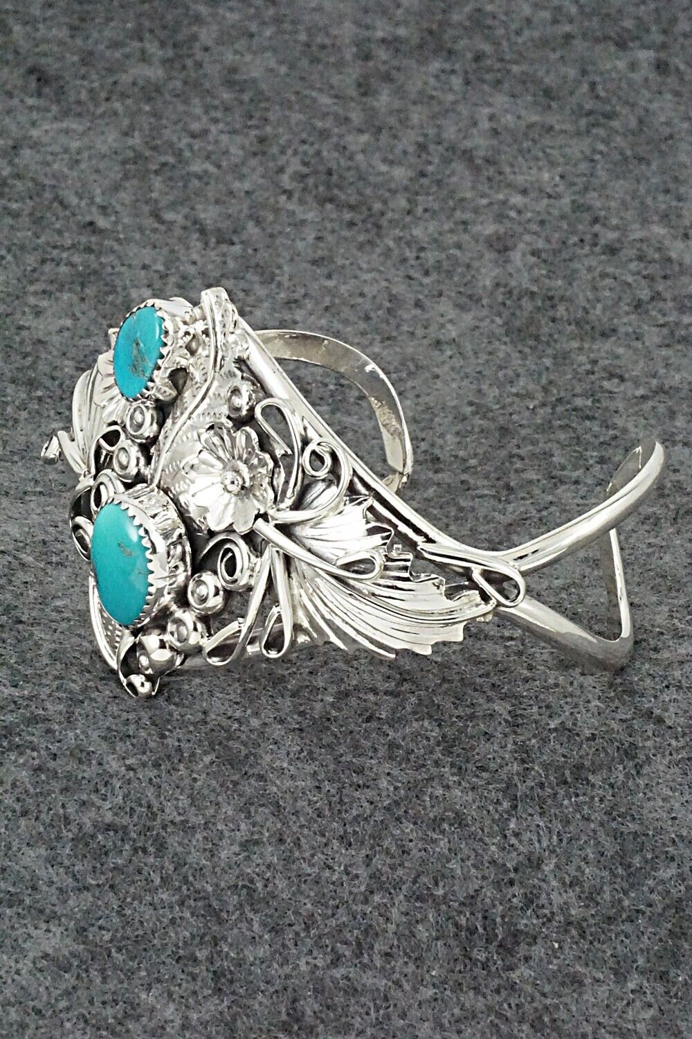 Turquoise & Sterling Silver Bracelet - Henry B. Yazzie