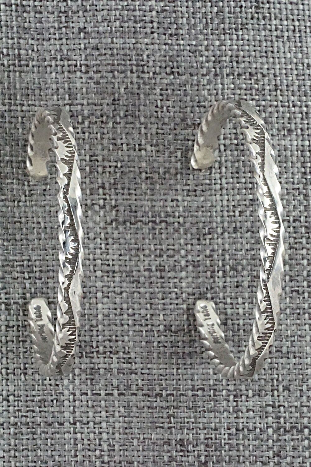 Sterling Silver Hoop Earrings - Elaine Tahe