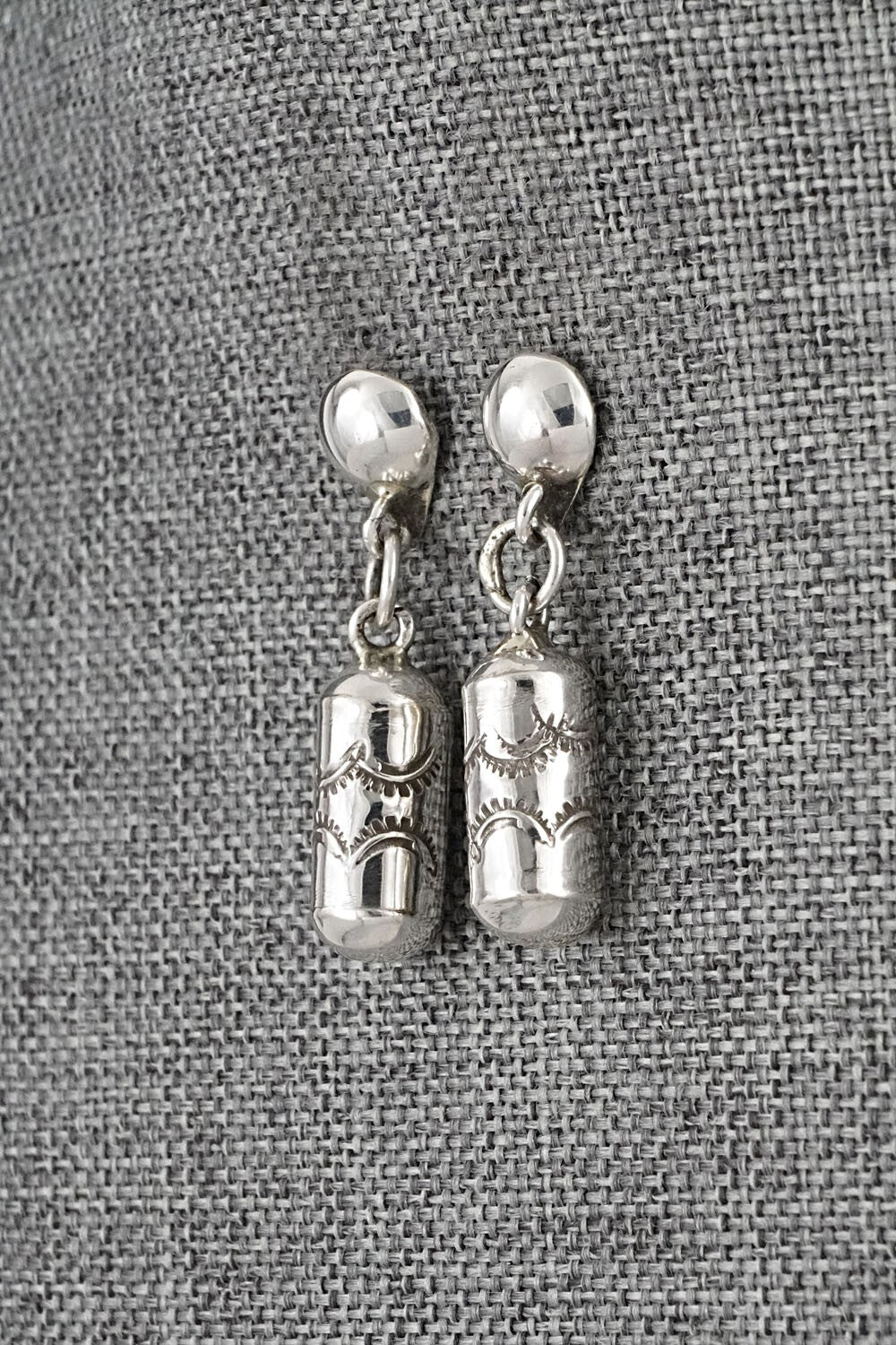 Sterling Silver Earrings - Kim Yazzie