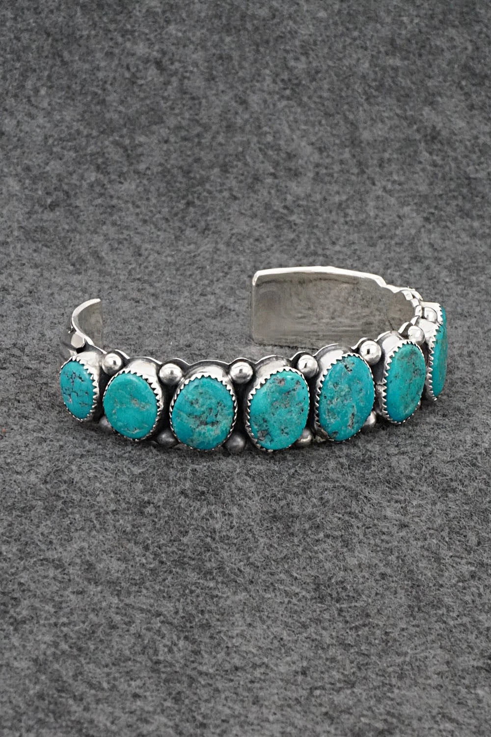 Turquoise & Sterling Silver Bracelet - Wilbert Muskett Sr.