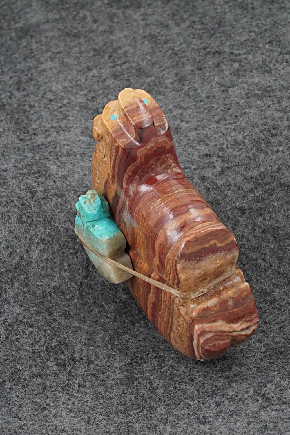 Bear with Cub Zuni Fetish Carving - Paulette & Farlan Quam