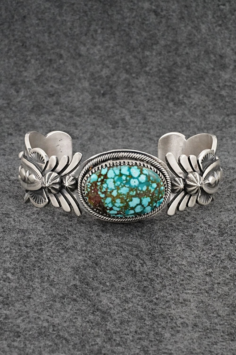 Turquoise & Sterling Silver Bracelet - Mark Yazzie