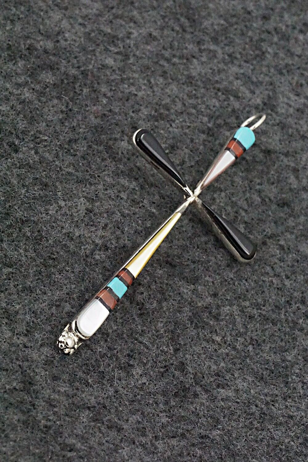 Multi-Stone & Sterling Silver Pendant - Sylvester Noche