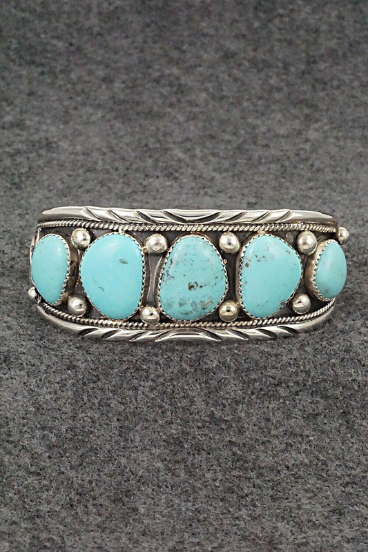 Turquoise & Sterling Silver Bracelet - Davey Morgan