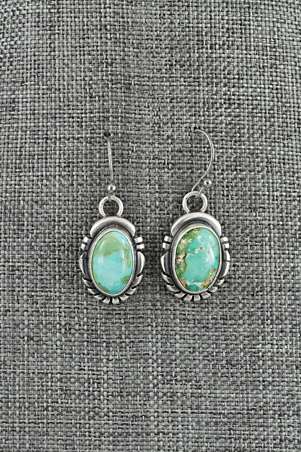 Turquoise & Sterling Silver Squash Blossom Set - Mark Yazzie