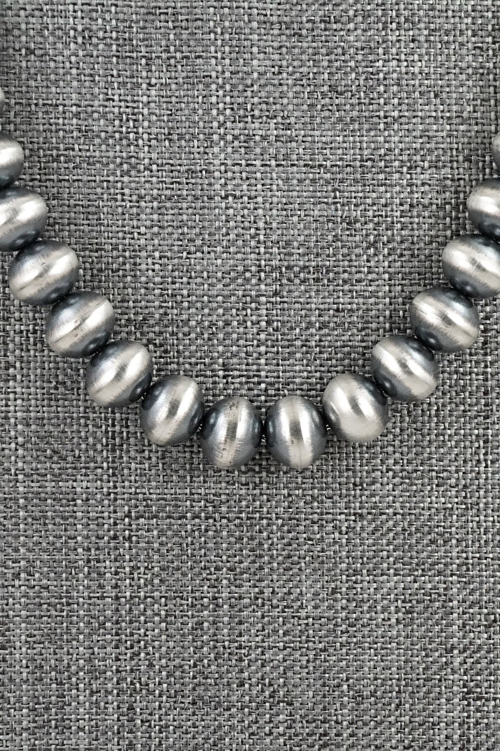 Sterling Silver Navajo Pearl Necklace 18" - Tonisha Haley