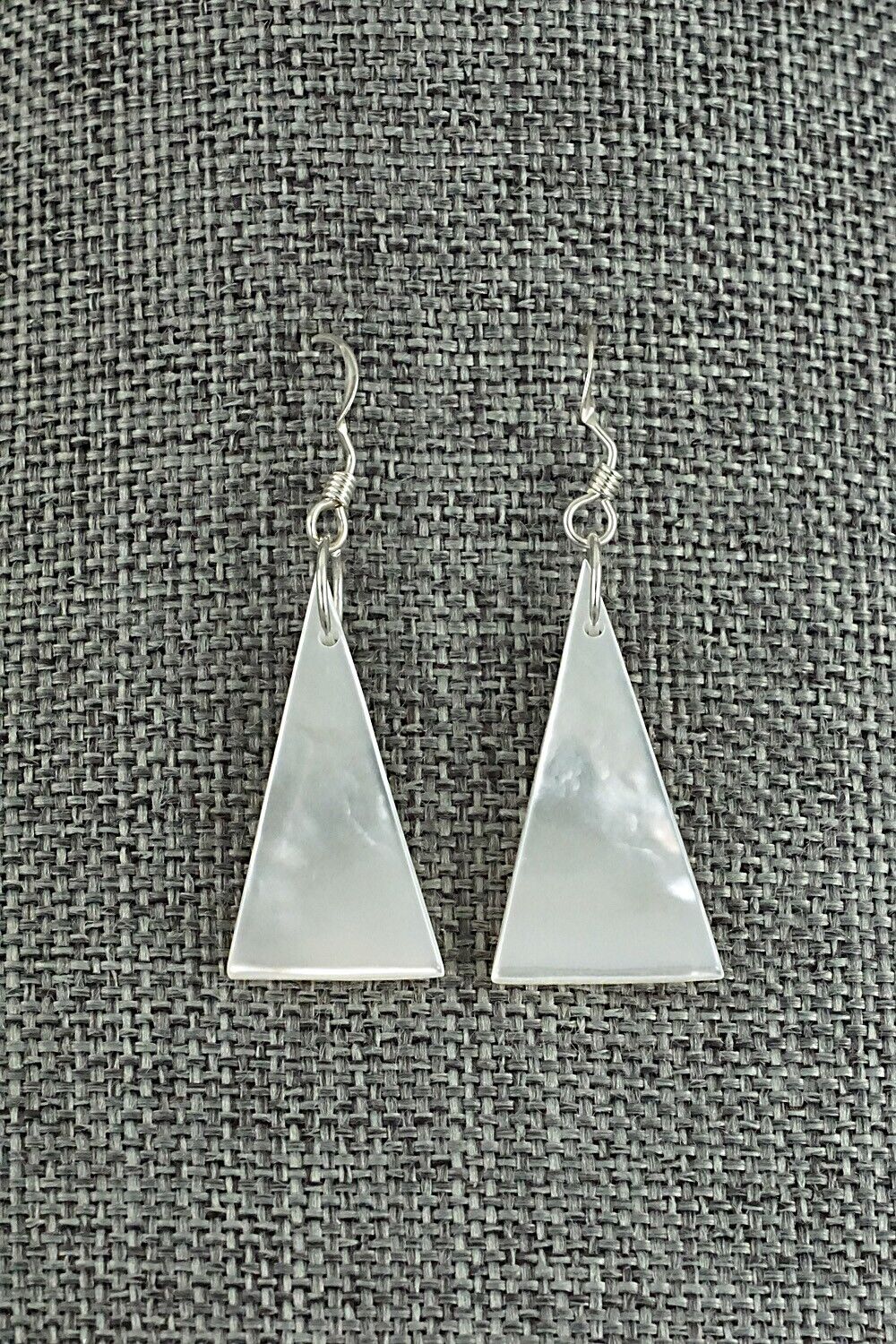 Mother of Pearl & Sterling Silver Earrings - Jesus Espino