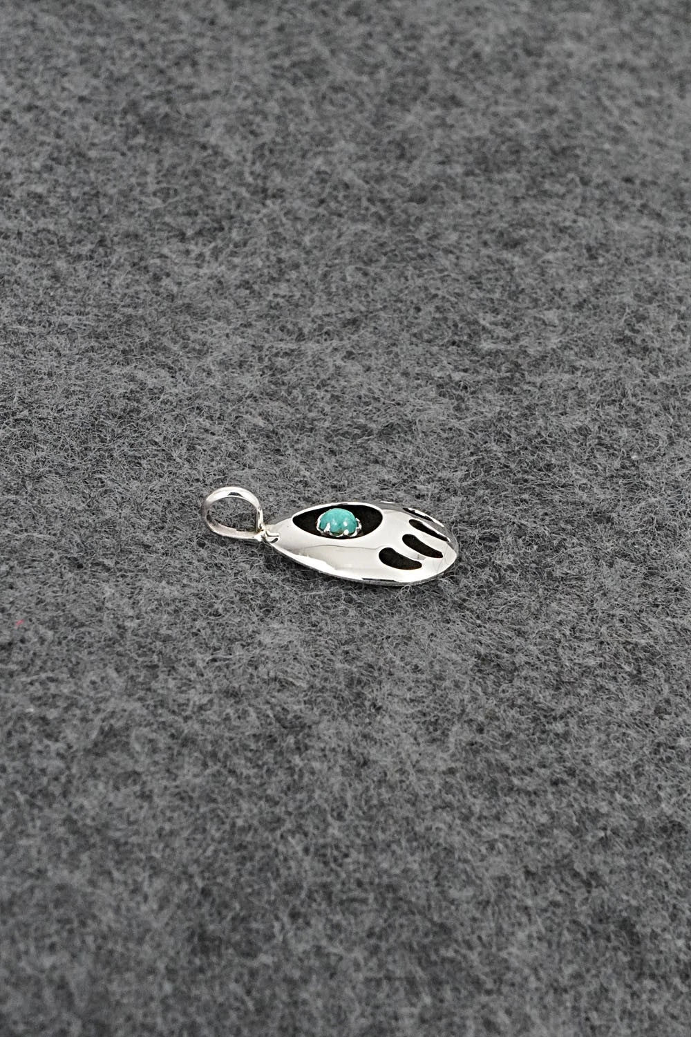 Turquoise & Sterling Silver Pendant - Sandra Parker