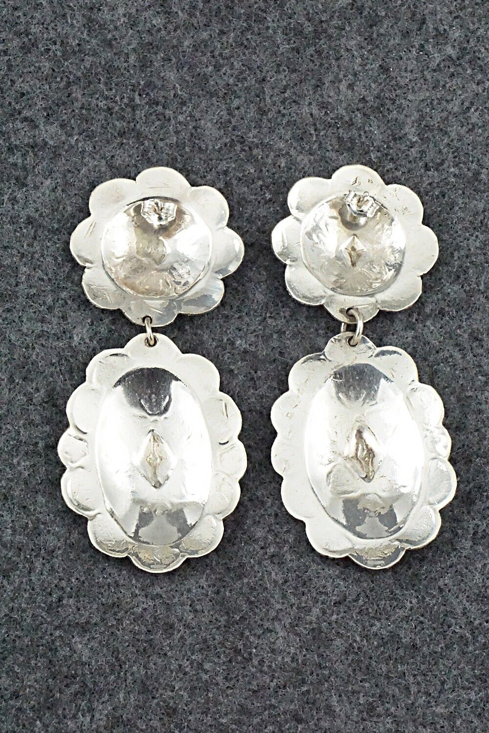 Sterling Silver Earrings - Bertha Begay