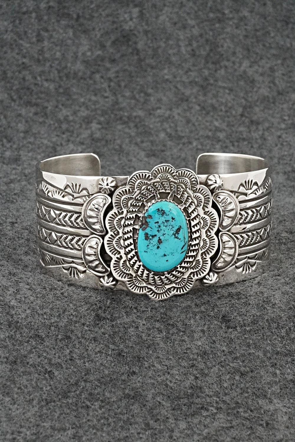 Turquoise & Sterling Silver Bracelet - Bruce Morgan