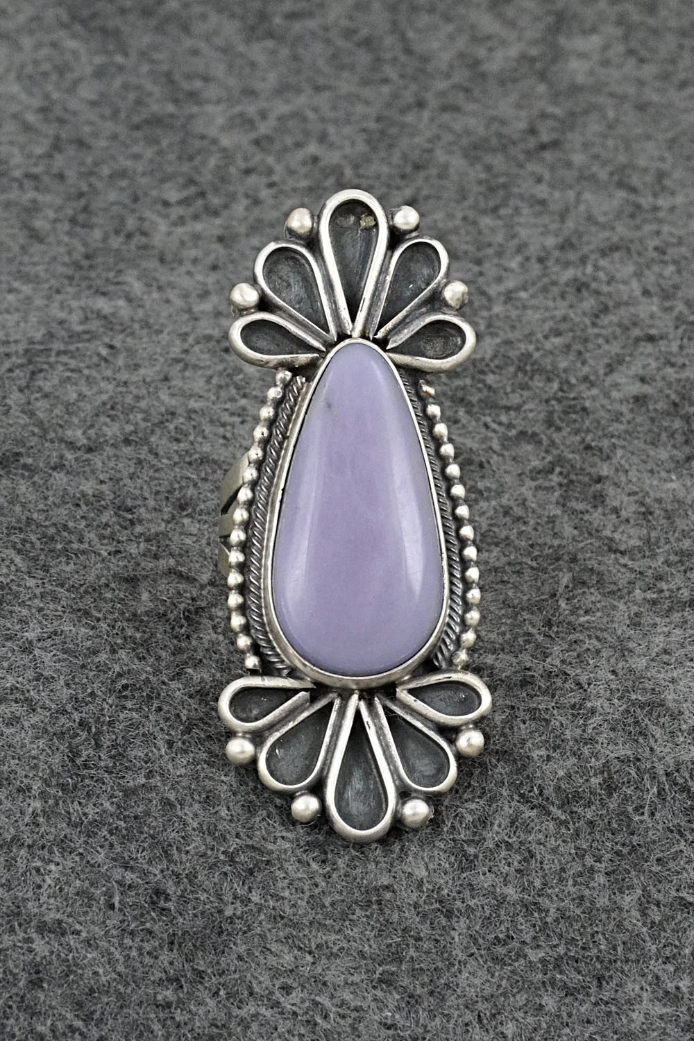 Morado & Sterling Silver Ring - Darrin Livingston - Size 8.5