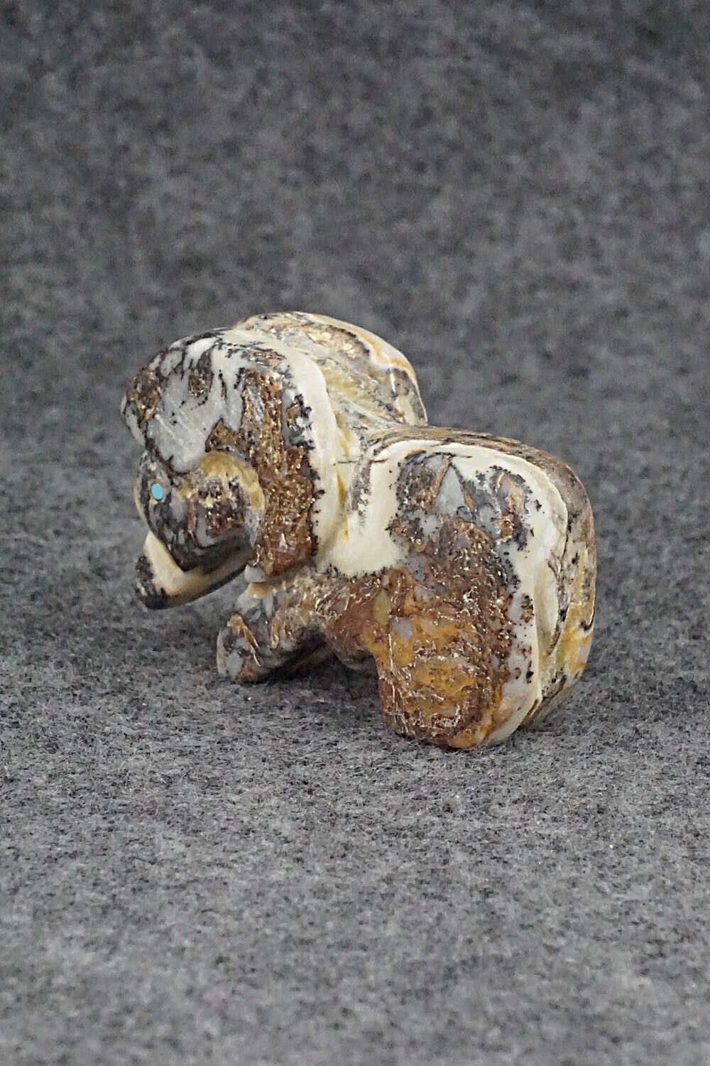 Ram Zuni Fetish Carving - Danny Lonjose