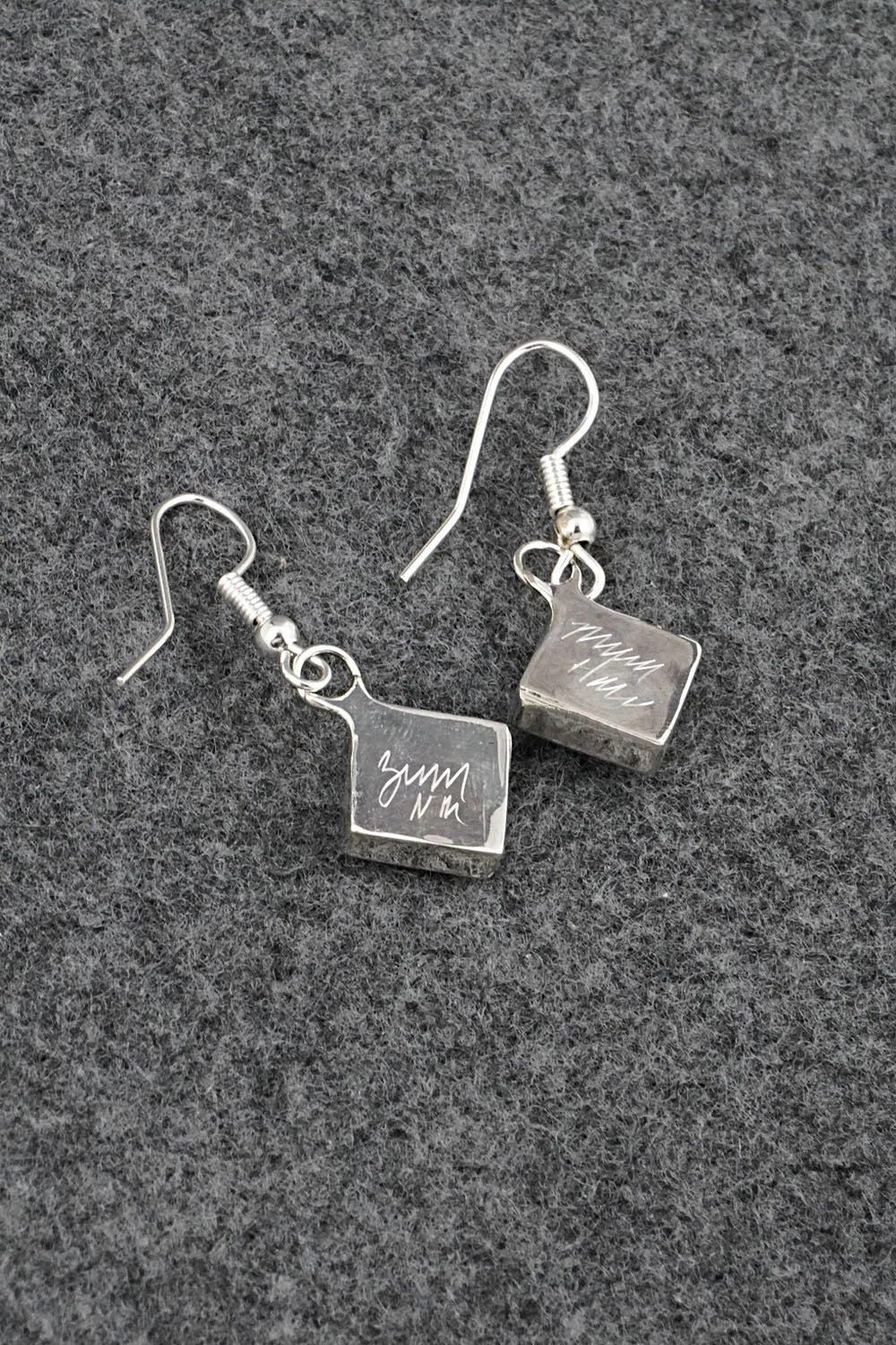 Turquoise and Sterling Silver Earrings - Michelle Haloo