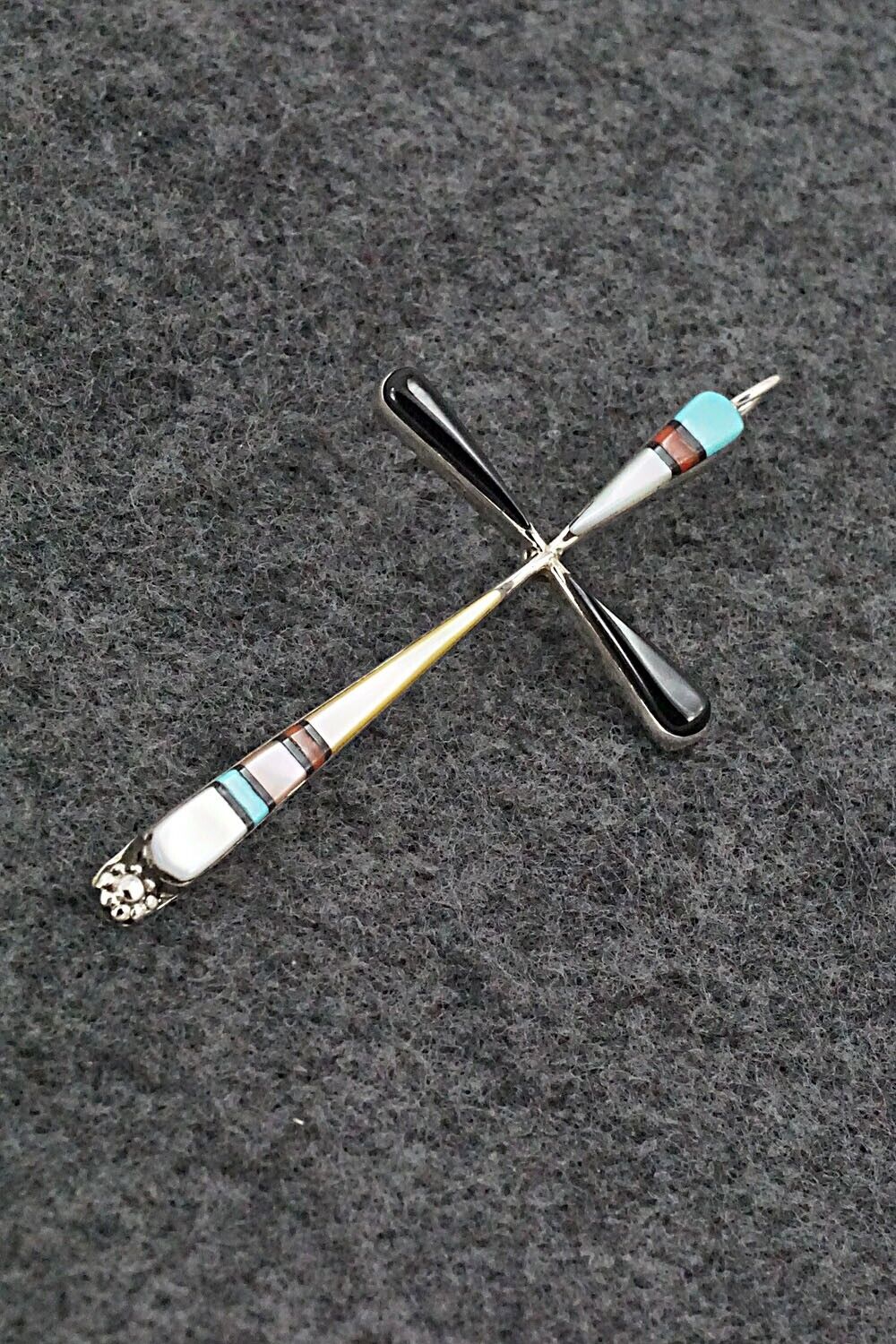 Multi-Stone & Sterling Silver Pendant - Sylvester Noche