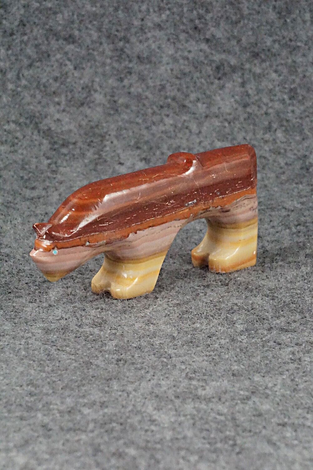 Mountain Lion Zuni Fetish Carving - Jonathan Natewa