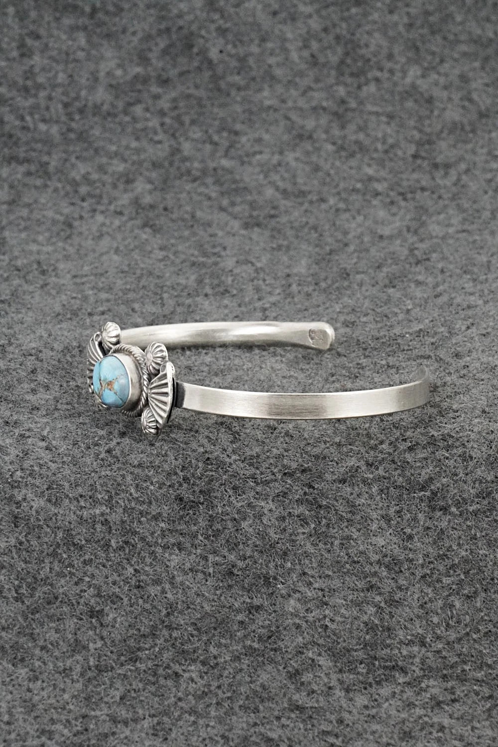 Turquoise & Sterling Silver Bracelet - Genevieve Francisco