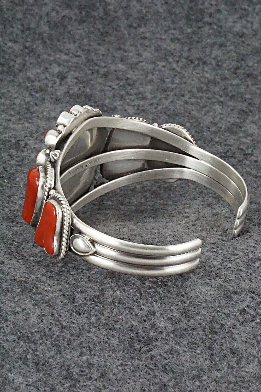 Coral & Sterling Silver Bracelet - Derrick Gordon
