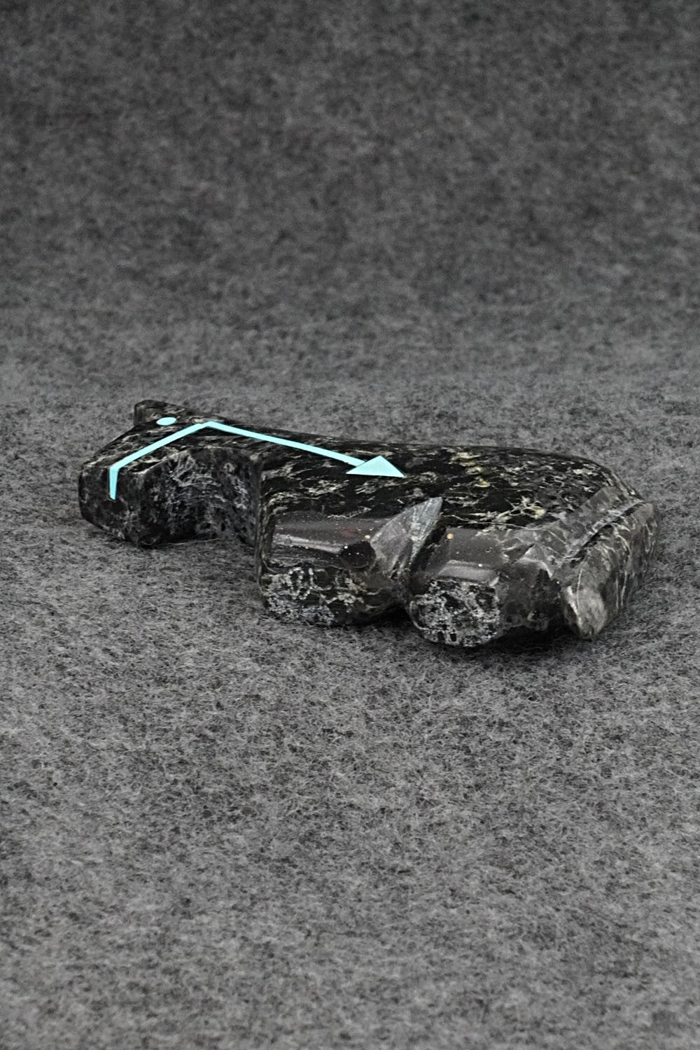 Horse Zuni Fetish Carving - Bernard Laiwakete