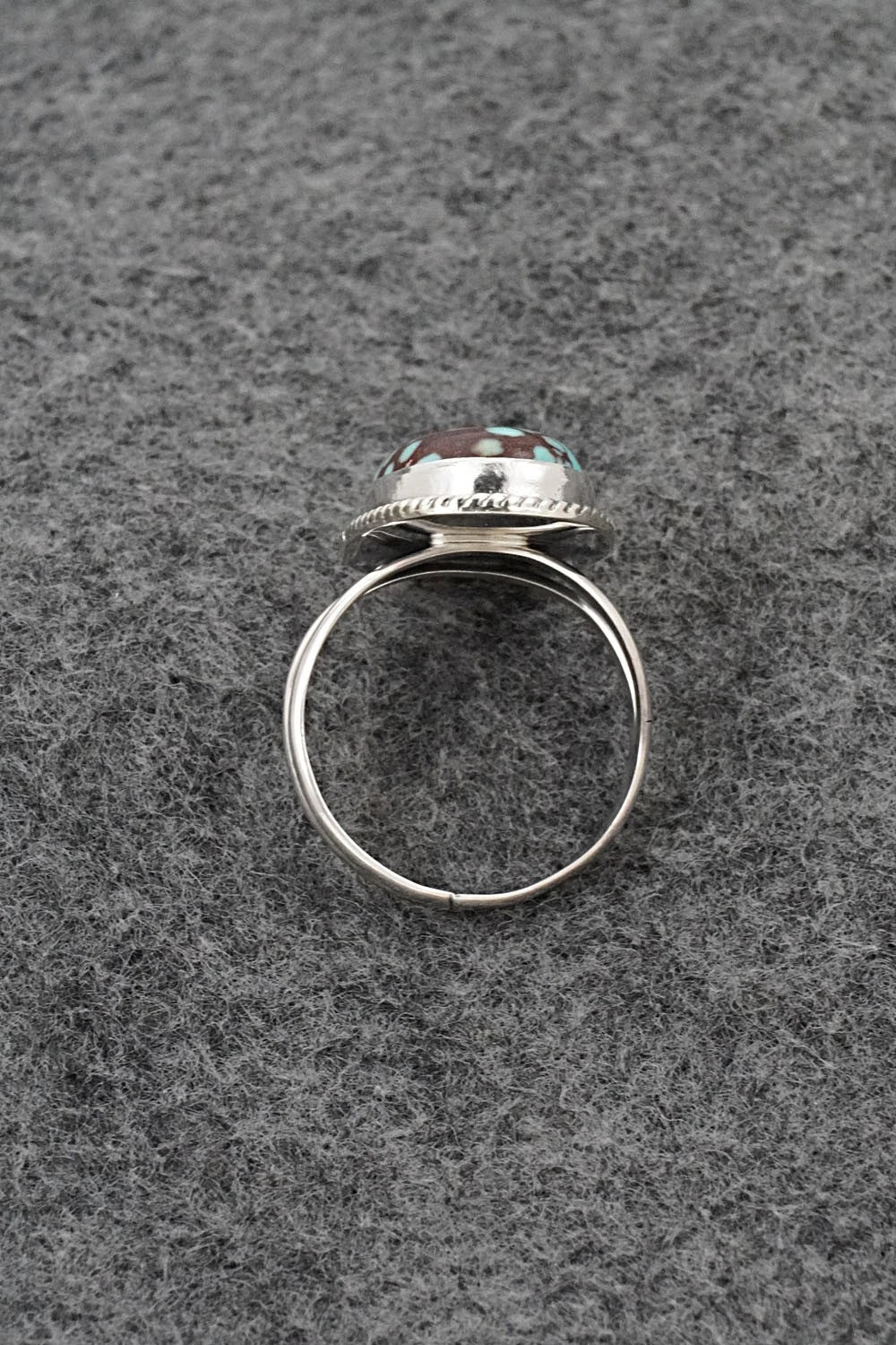 Turquoise & Sterling Silver Ring - Eugene Gruber - Size 9