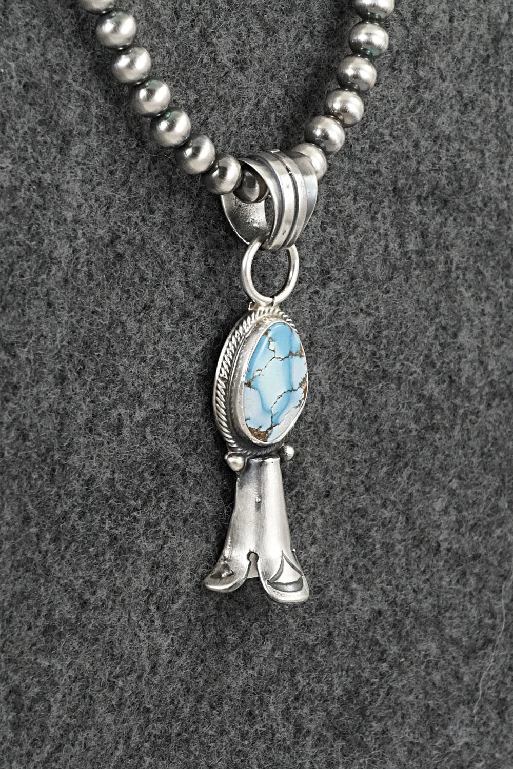 Turquoise & Sterling Silver Necklace - Sharon McCarthy