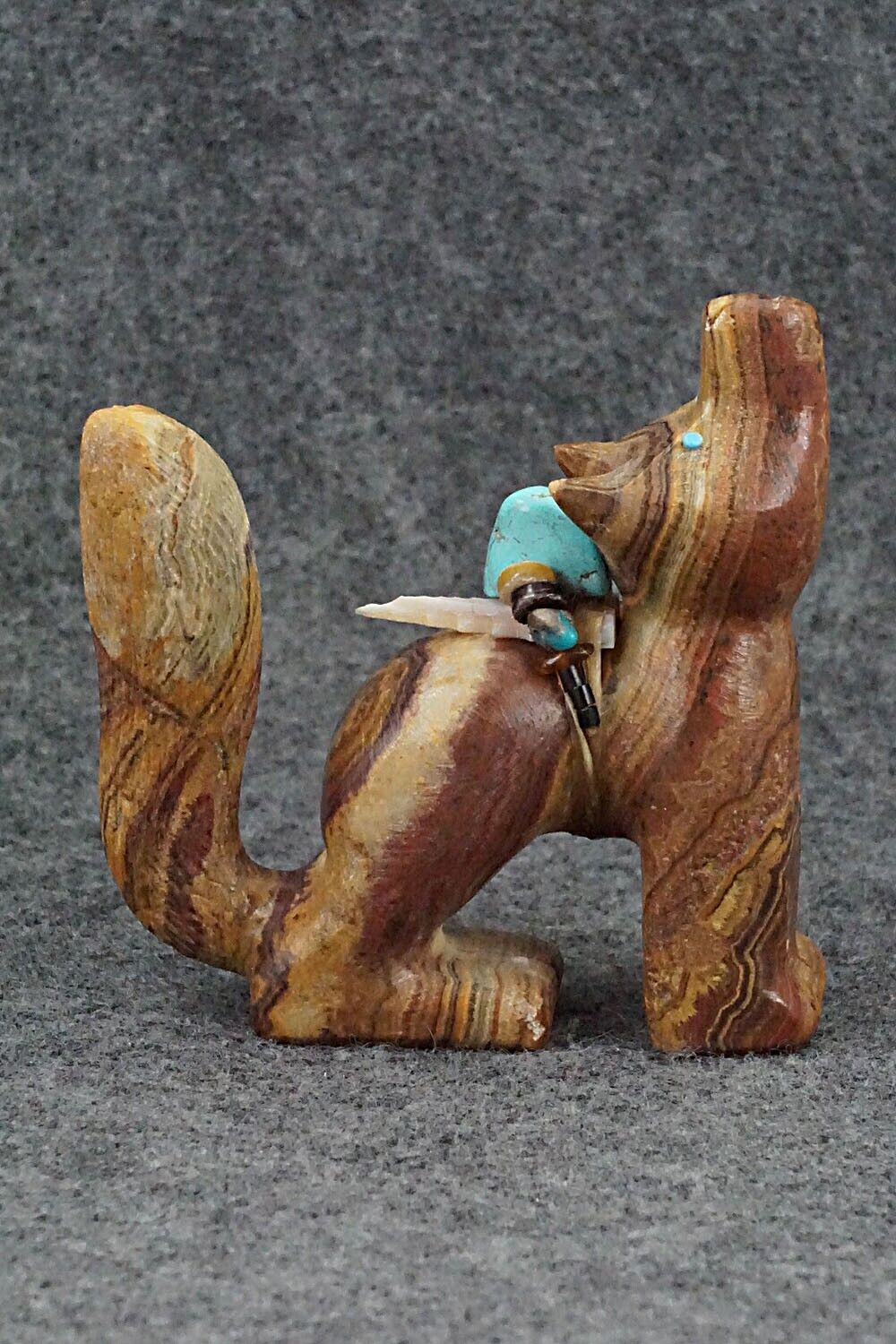 Wolf Zuni Fetish Carving - Douglas Martza