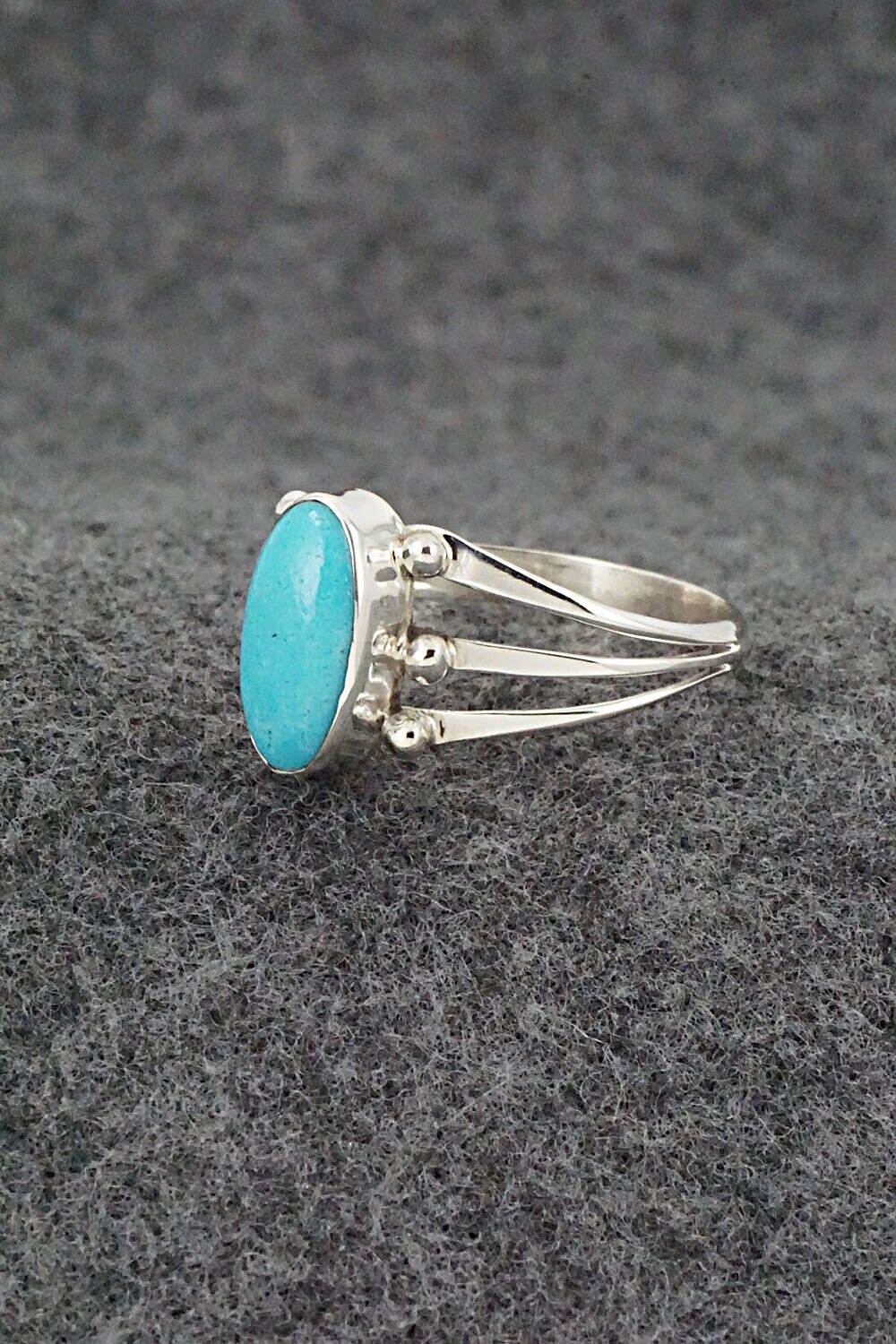 Turquoise & Sterling Silver Ring - Paige Gordon - Size 9