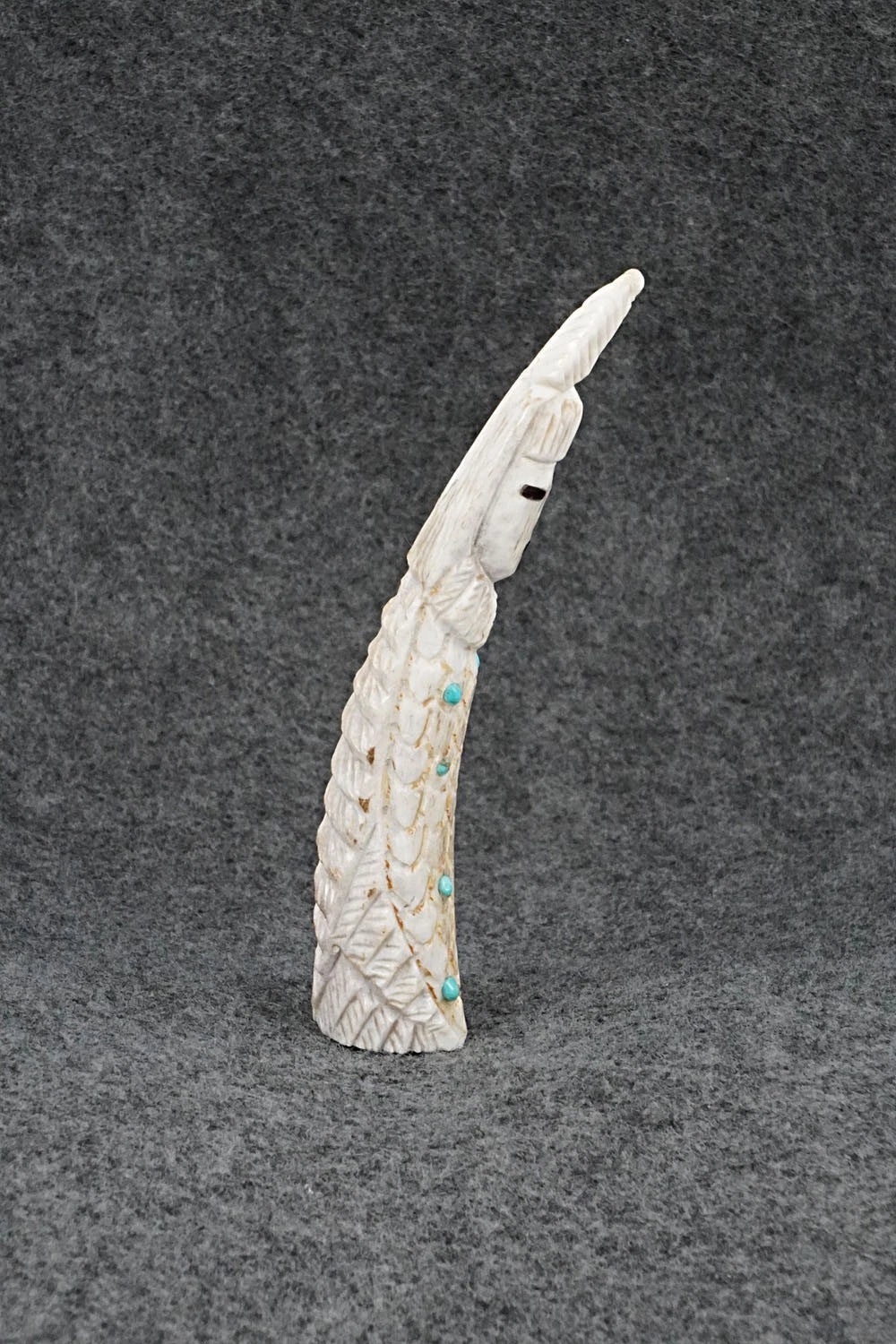 Corn Maiden Zuni Fetish Carving - Garrick Weeka