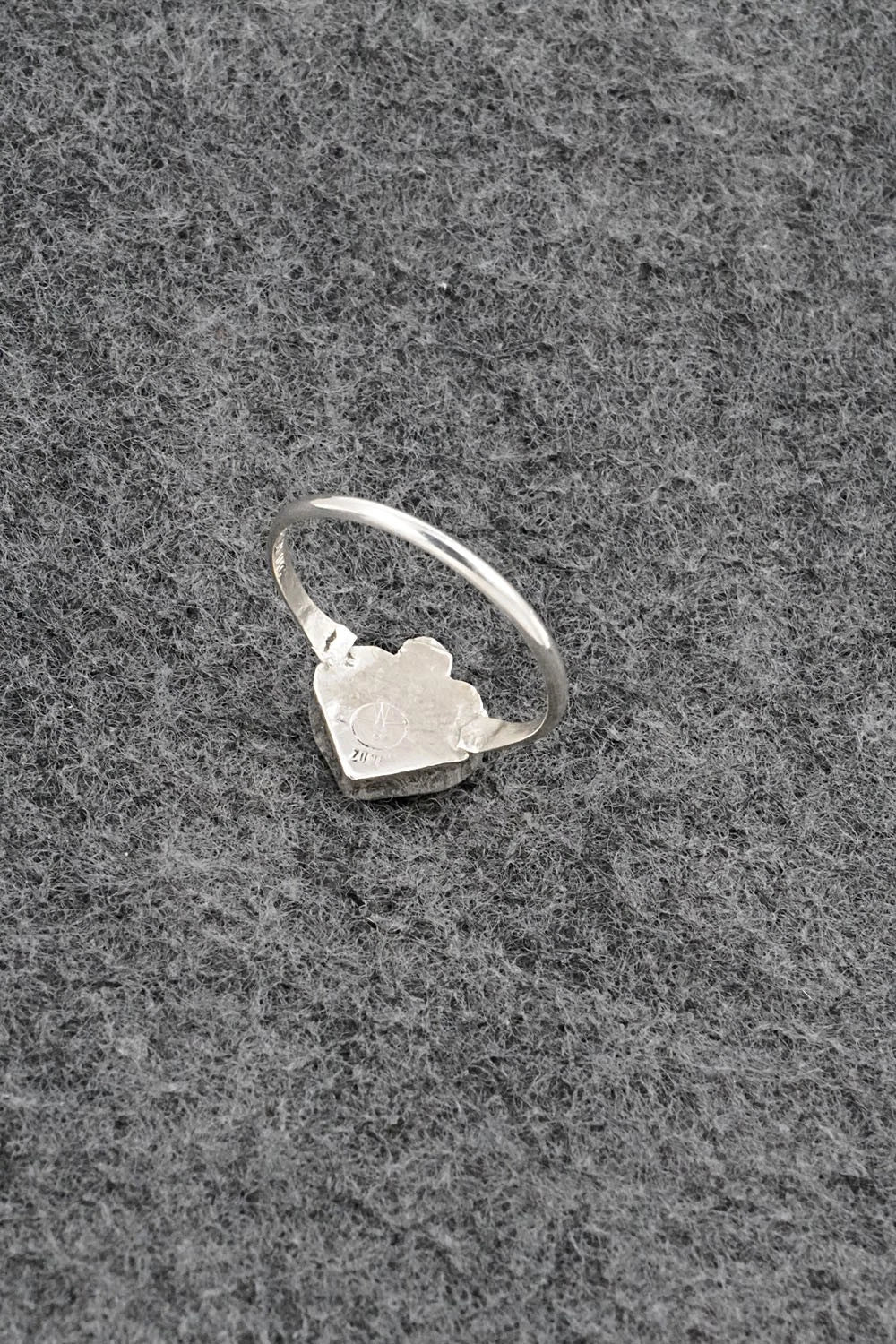 Mother of Pearl & Sterling Silver Ring - Ola Eriacho - Size 8.5