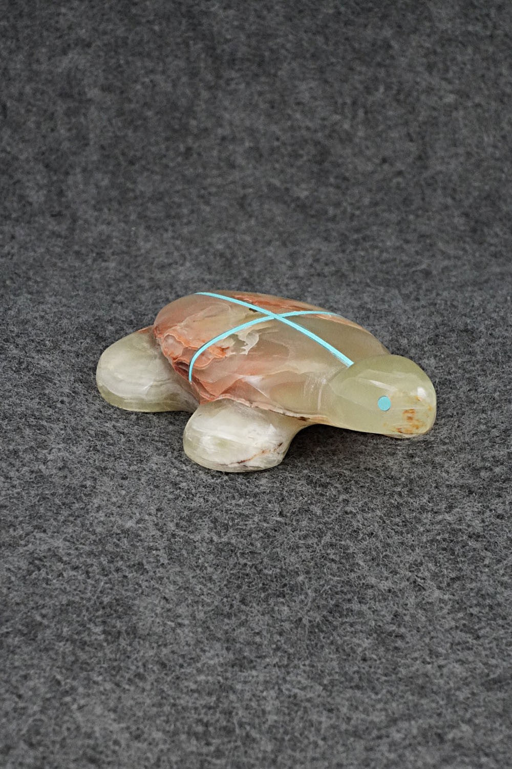 Turtle Zuni Fetish Carving - Kenric Laiwakete