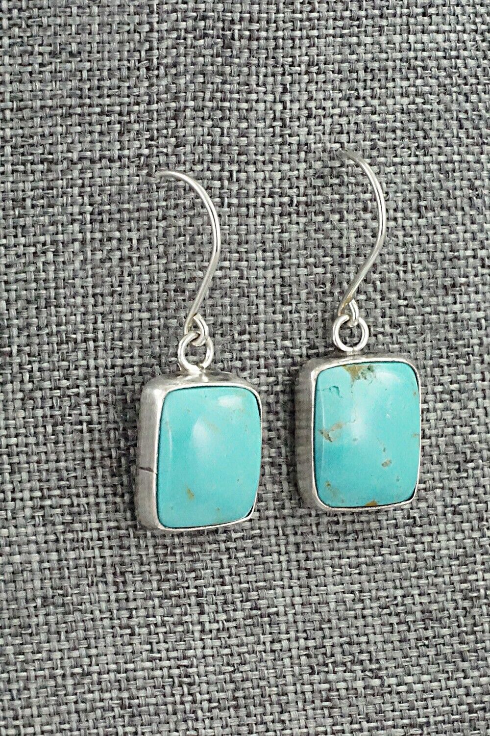 Turquoise & Sterling Silver Earrings - Rena Begay