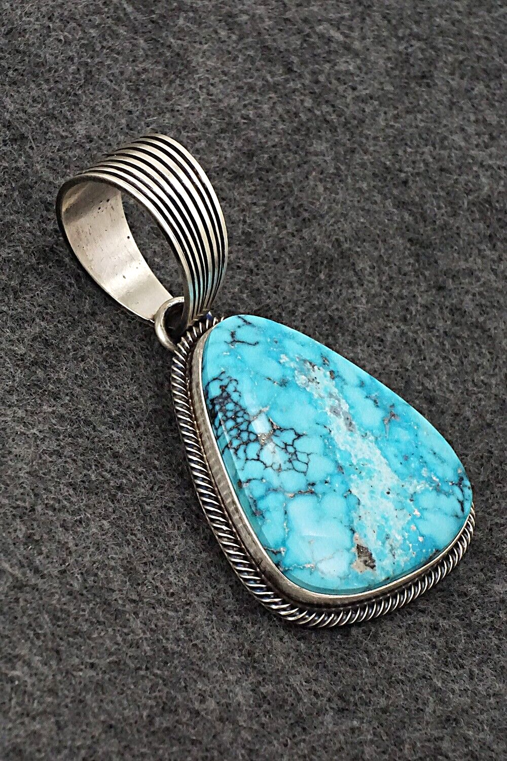 Turquoise & Sterling Silver Pendant - Randy Boyd