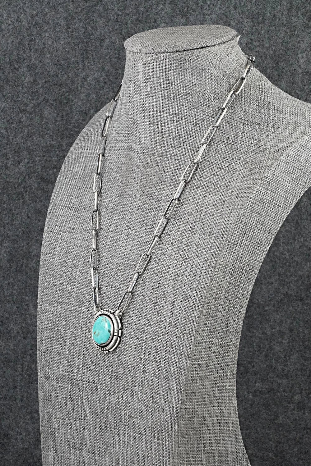 Turquoise & Sterling Silver Necklace - Daniel Benally