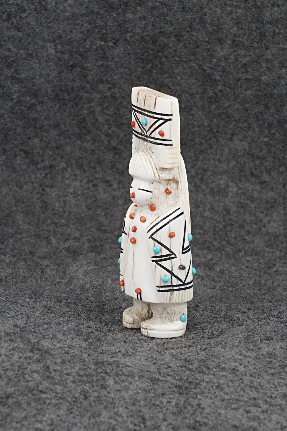 Corn Maiden Zuni Fetish Carving - Claudia Peina