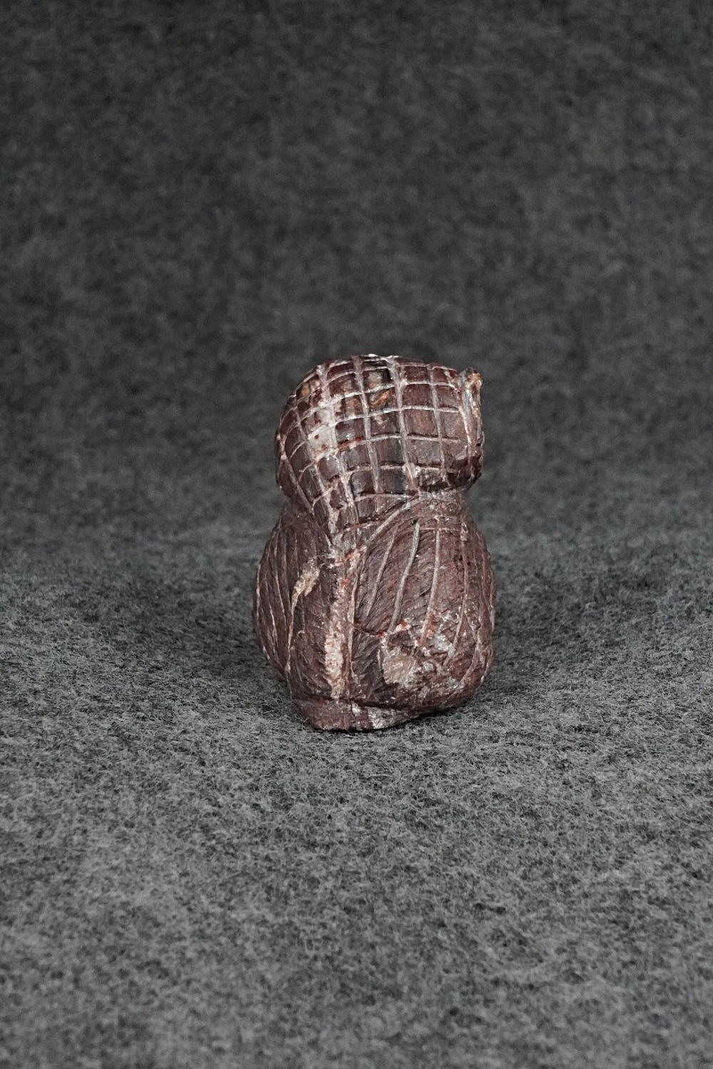 Owl Zuni Fetish Carving - Jonas Hustito